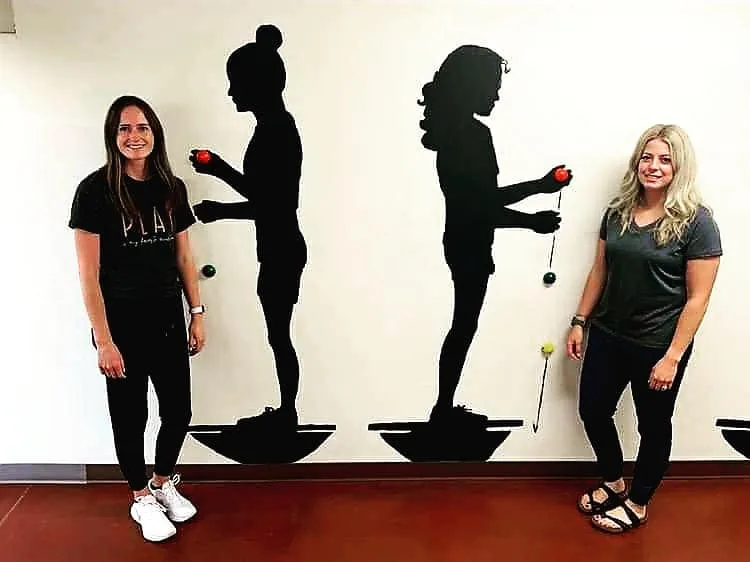 Balance and visual therapy activity